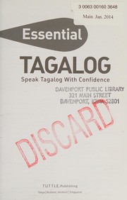 Essential Tagalog speak Tagalog with confidence.