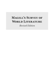 Magill's survey of world literature.