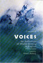 Concert of voices an anthology of world writing in English