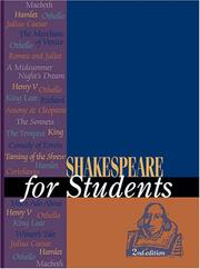 Shakespeare for students critical interpretations of Shakespeare's plays and poetry.