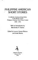 Philippine American short stories a collection of prize-winning fiction in the PALM Council Philippine American short story contest 1989-1991
