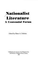 Nationalist literature a centennial forum