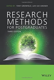 Research methods for postgraduates