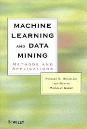 Machine learning and data mining methods and applications