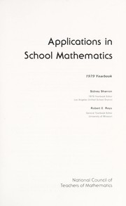 Applications in school mathematics