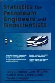 Statistics for petroleum engineers and geoscientists