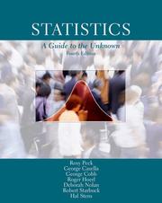 Statistics a guide to the unknown