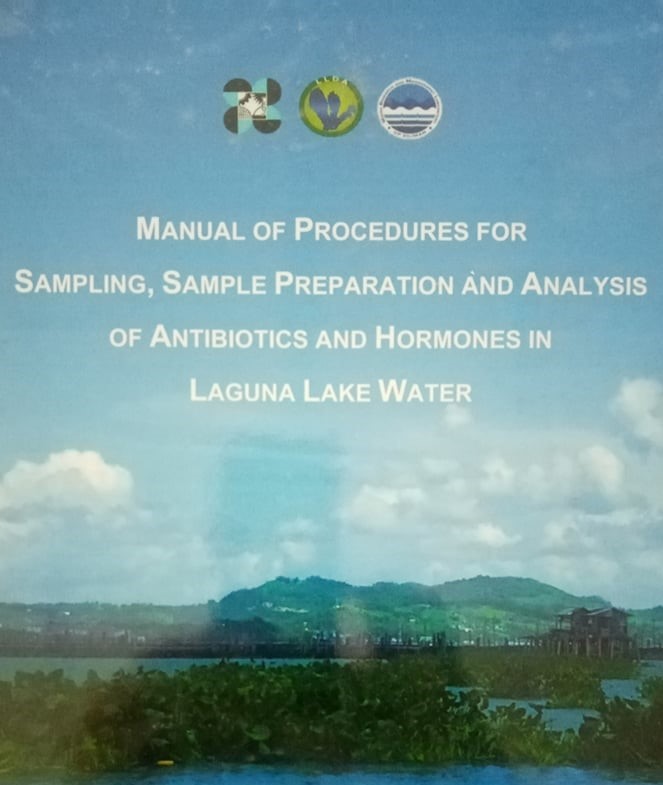 Manual of procedures for sampling, sample preparation and analysis of antibiotics and hormones in Laguna Lake water.