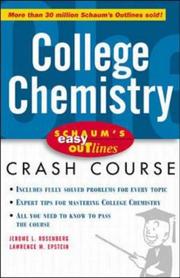 College chemistry based on Schaum's outline of college chemistry by Jerome L. Rosenberg and Lawrence M. Epstein