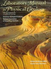 Laboratory manual in physical geology