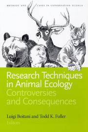 Research techniques in animal ecology controversies and consequences