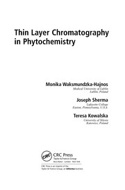 Thin layer chromatography in phytochemistry