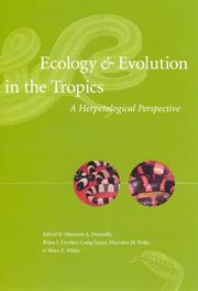 Ecology & evolution in the tropics a herpetological perspective