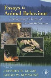 Essays in animal behaviour celebrating 50 years of animal behaviour