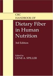 CRC Handbook of dietary fiber in human nutrition