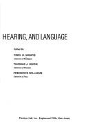 Normal aspects of speech, hearing, and language