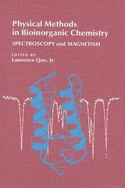 Physical methods in bioinorganic chemistry spectroscopy and magnetism