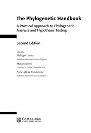 The phylogenetic handbook a practical approach to phylogenetic analysis and hypothesis testing