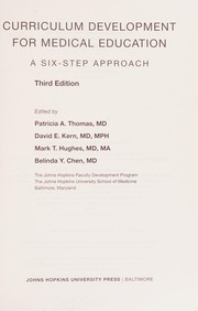Curriculum development for medical education a six-step approach