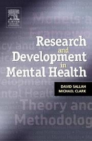Research and development in mental health theory, frameworks and models