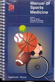 Manual of sports medicine