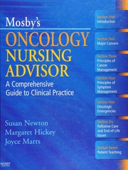 Mosby's oncology nursing advisor a comprehensive guide to clinical practice