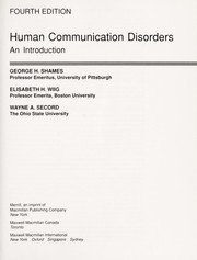 Human communication disorders an introduction