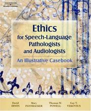 Ethics for speech-language  pathologists and audiologists an illustrative casebook