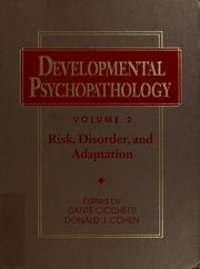 Developmental psychopathology