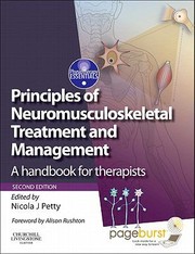 Principles of neuromusculoskeletal treatment and management a guide for therapists