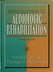 Introduction to audiologic rehabilitation
