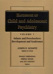 Handbook of child and adolescent psychiatry