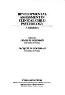 Developmental assessment in clinical child psychology a handbook