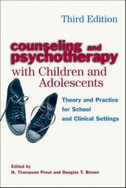 Counseling and psychotherapy with children and adolescents theory and practice for school and clinical settings