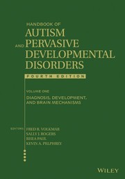 Handbook of autism and pervasive developmental disorders