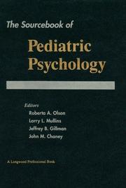 The Sourcebook of pediatric psychology