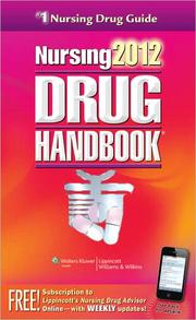 Nursing 2012 drug handbook.