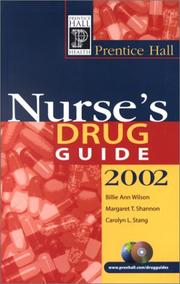 Nurse's drug guide 2002
