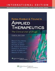 Applied therapeutics the clinical use of drugs