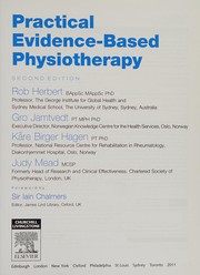 Practical evidence-based physiotherapy
