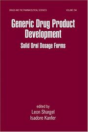 Generic drug product development solid oral dosage forms