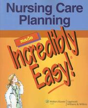 Nursing care planning made incredibly easy.
