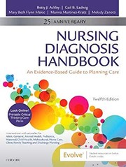 Nursing diagnosis handbook an evidence-based guide to planning care