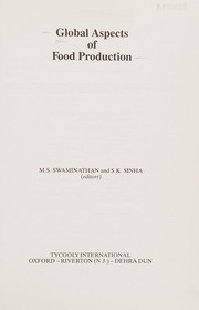 Global aspects of food production