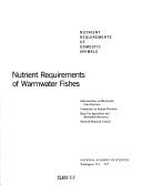 Nutrient requirements of warmwater fishes.