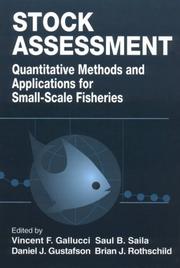 Stock assessment quantitative methods and applications for small scale fisheries.