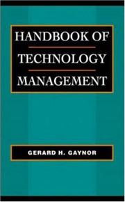 Handbook of technology management