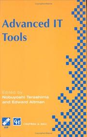 Advanced IT tools IFIP World Conference on IT Tools, 2-6 September 1996, Canberra, Australia
