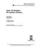 Laser techniques for surface science 27-29 January 1994, Los Angeles, California