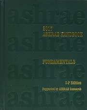 2017 ASHRAE handbook fundamentals.